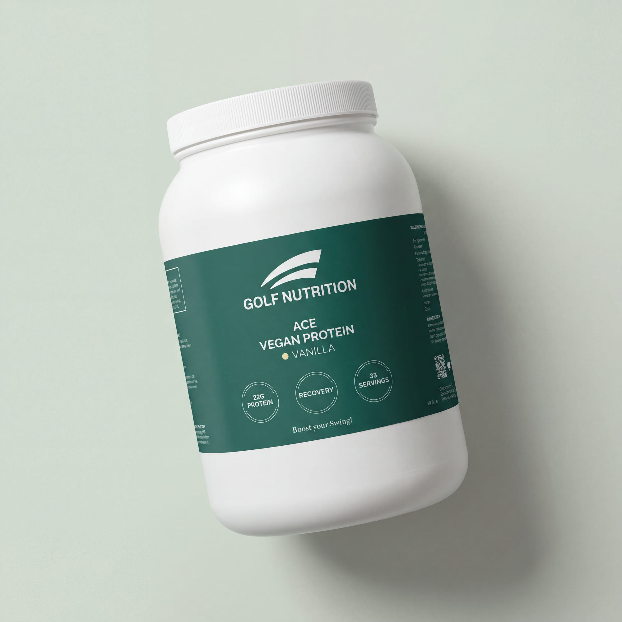 Vegan Protein Vanilla bovenaanzicht